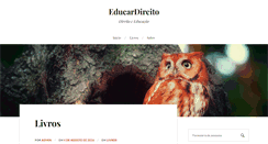 Desktop Screenshot of educardireito.com.br